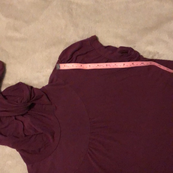 Burgundy/Wine INC Turtleneck, Size XL - Picture 8 of 10